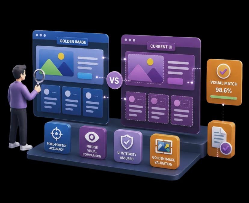 Layout and structure visual validation workflow