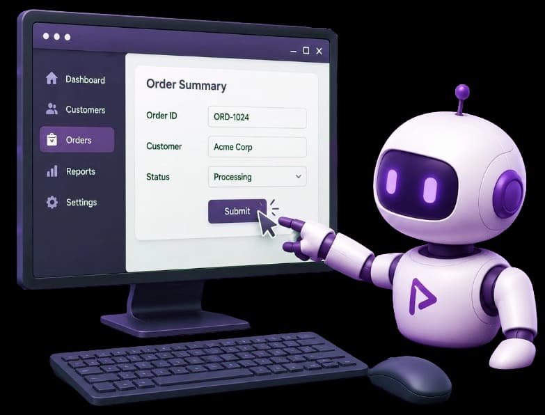 Desktop automation testing workflow for enterprise applications