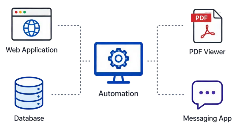 Desktop automation compatibility illustration