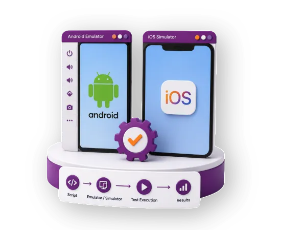 Emulator & Simulator Execution illustration