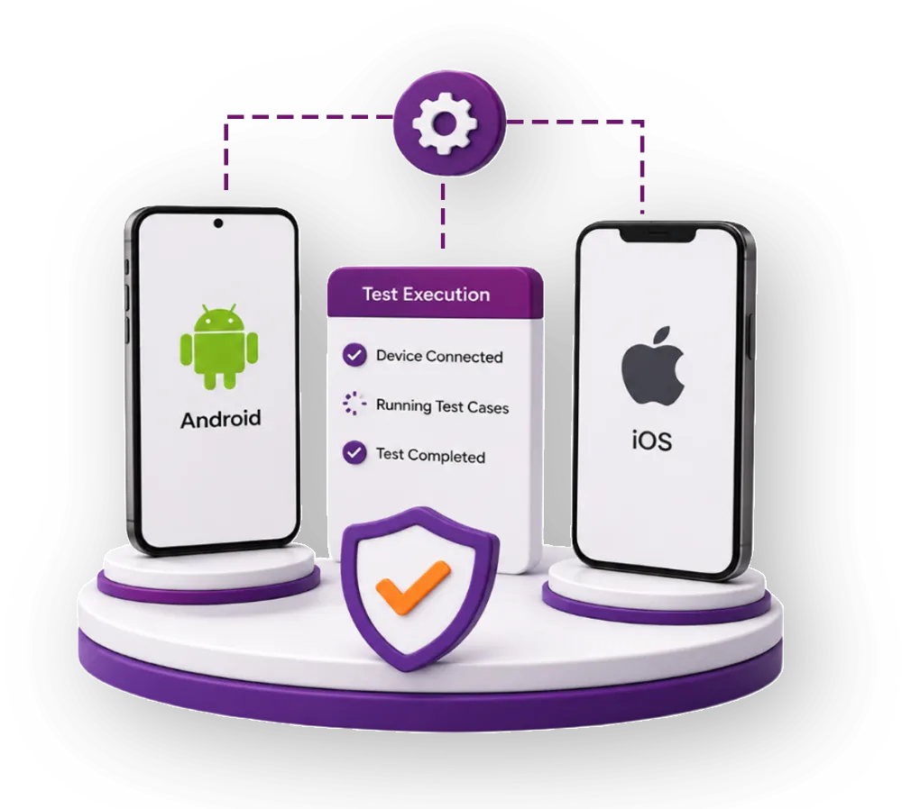 Real Device Execution illustration