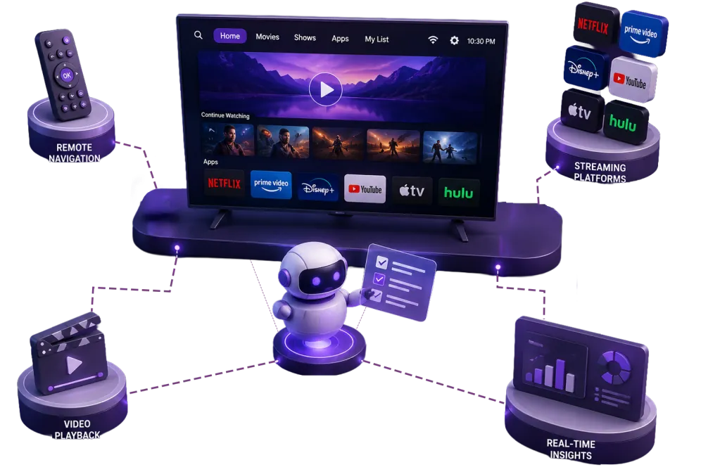 Simplify TV App Automation, Deliver Better User Experiences illustration