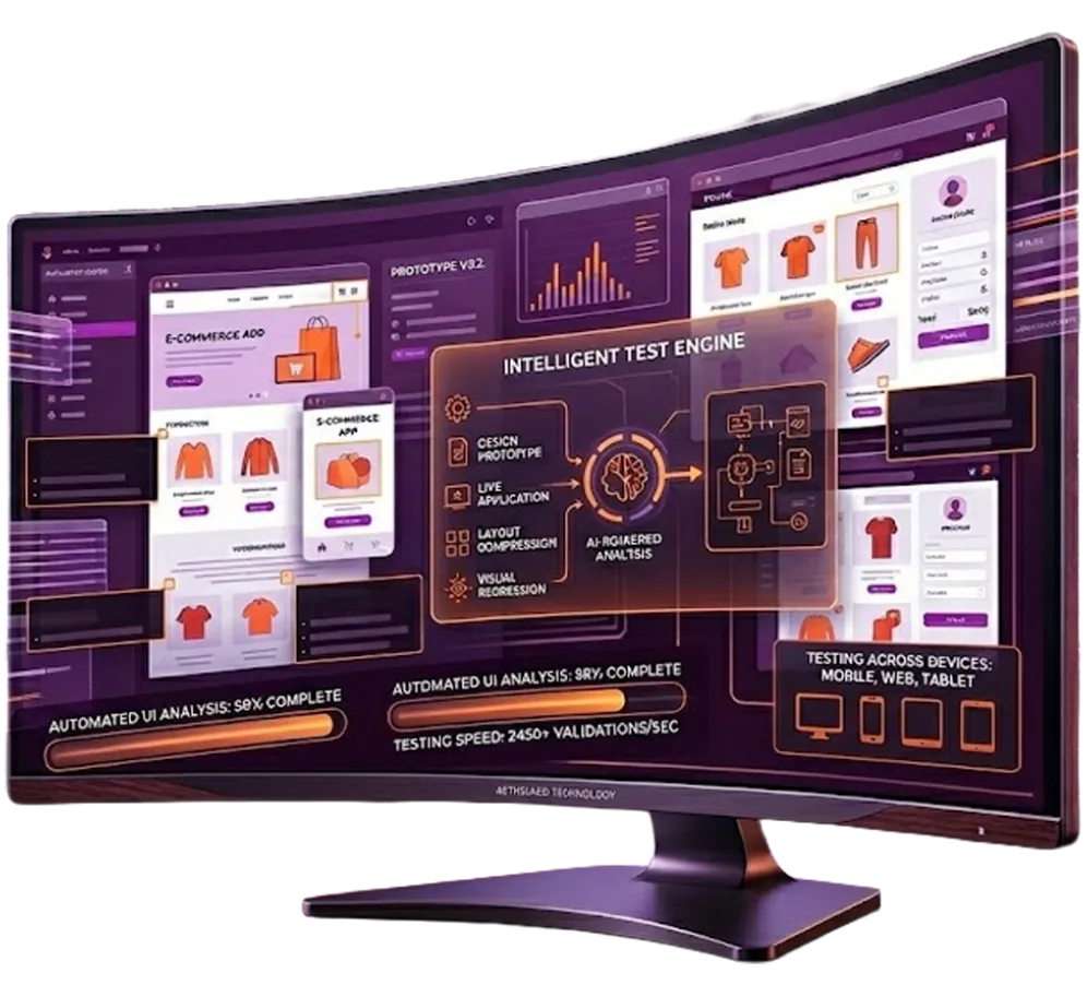 Scale Visual Testing with Faster, Smarter Automation illustration